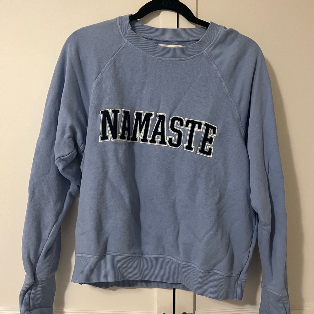 Spiritual gangster namaste Crewneck